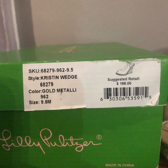 Lilly Pulitzer Kristin Wedge Shoes - Picture 7 of 14